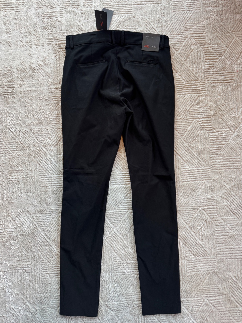 Black Straight-Leg Women's Pants - Sleek Everyday Comfort - Picture 7 of 11